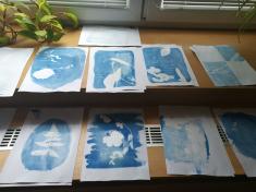 TD 3.- 5. ročník - technika kyanotypie